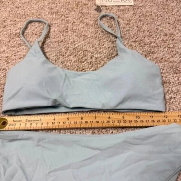 Super Cute Blue Bikini padded top Bottoms XL, Top M (B Cup) - Picture 6 of 6